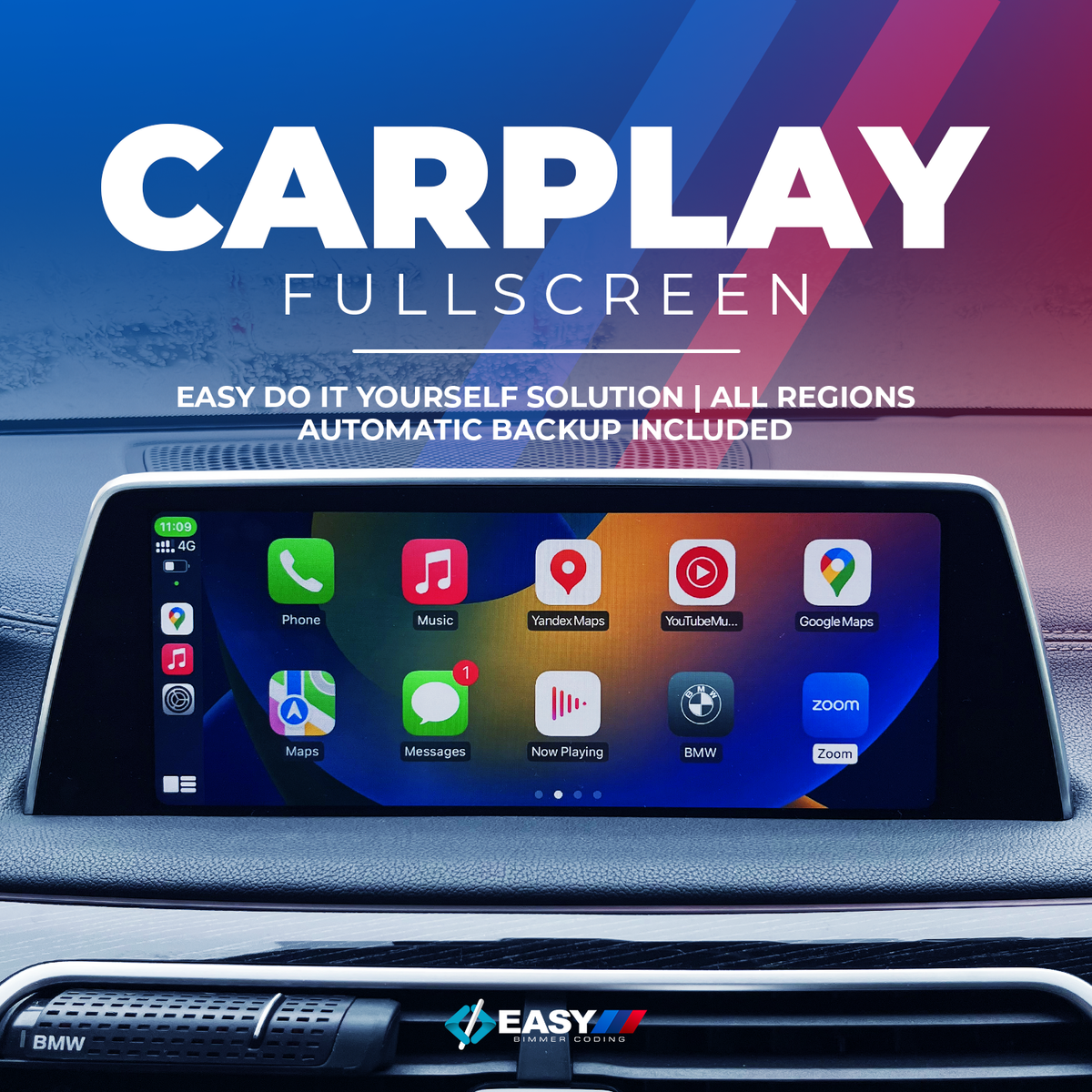 Bmw i3 apple carplay full screen deals