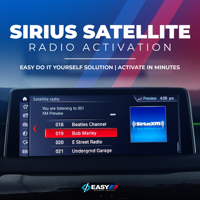 Sirius XM Satellite Radio Activation