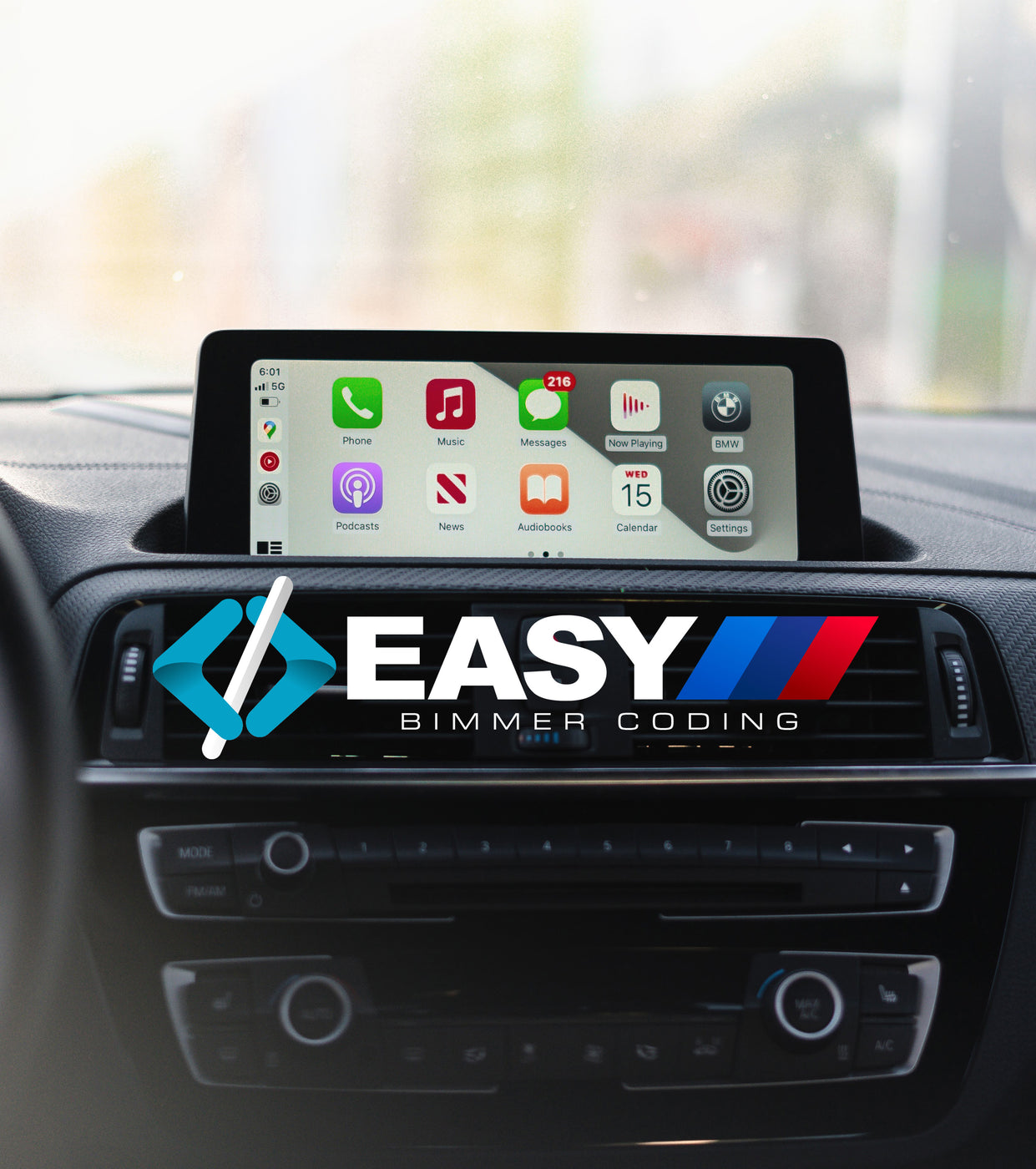 BMW Apple Carplay FULLSCREEN + EASY UNLOCK - Easy Bimmer Coding
