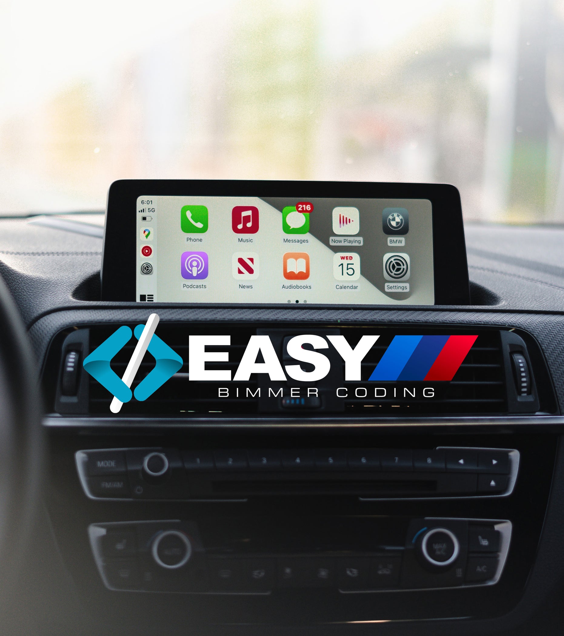 BMW Apple Carplay FULLSCREEN + EASY UNLOCK - Easy Bimmer Coding