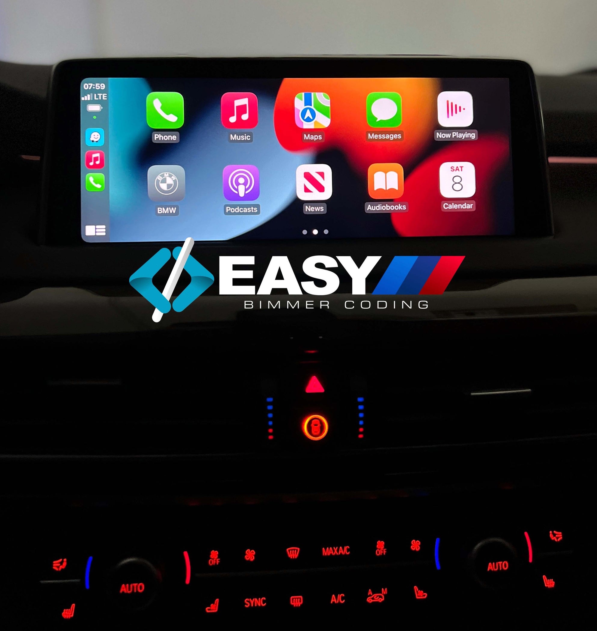 BMW Apple Carplay FULLSCREEN + EASY UNLOCK - Easy Bimmer Coding