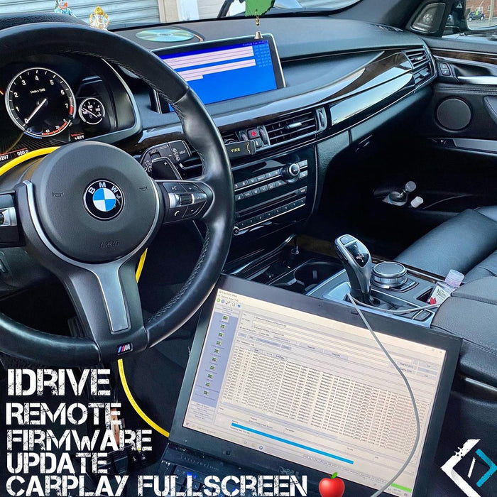 BMW iDrive Firmware Update + Apple Carplay FULLSCREEN