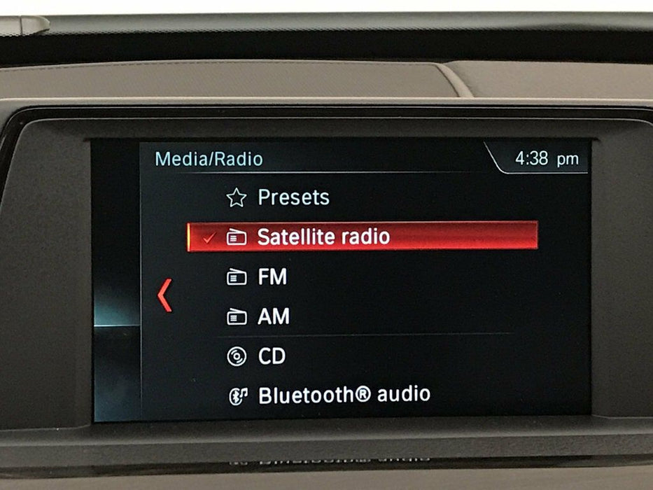 BMW Sirius Satellite Radio Activation